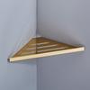 304 Stainless Steel Wall-Mounted Bathroom Corner Shelf for Shower & Shampoo Storage