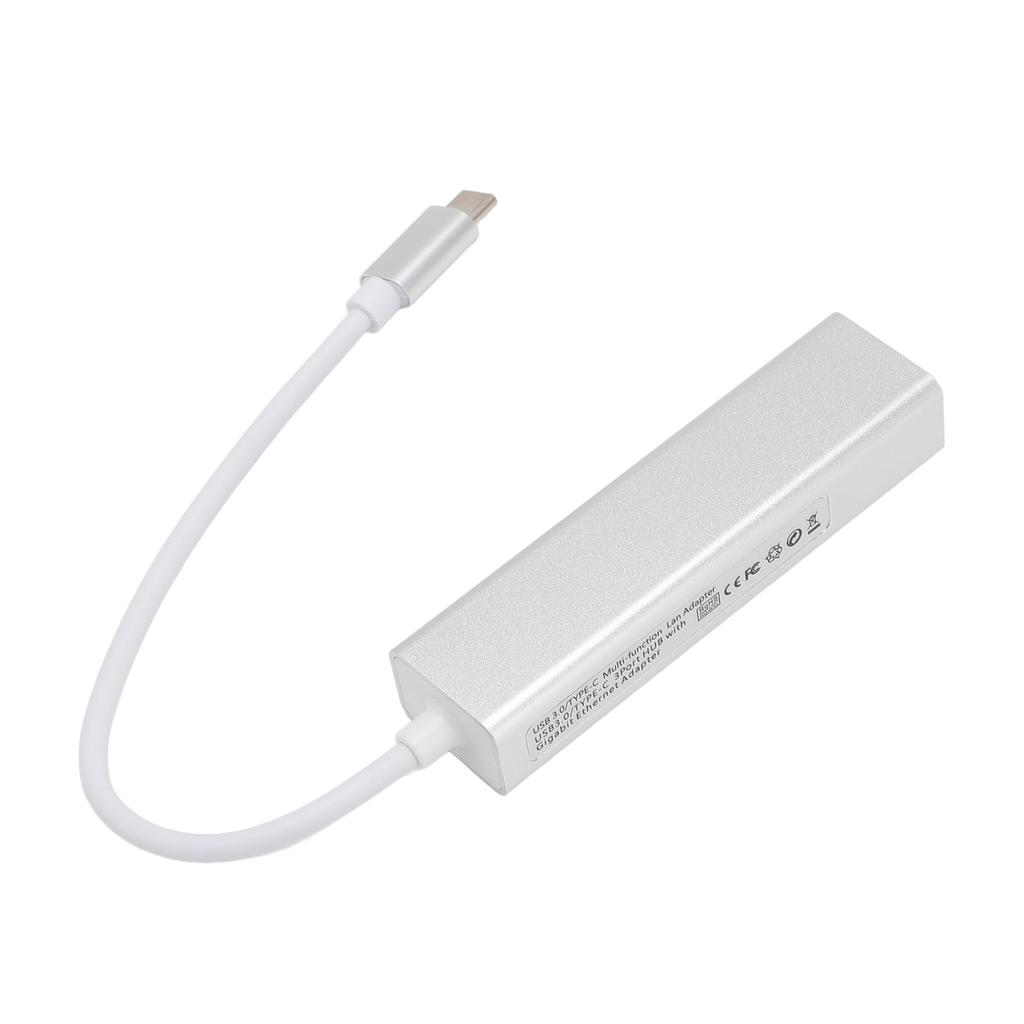 USB To Ethernet Adapter 1000Mbps High Speed Type C3.0 To USB3.0 RJ45 Gigabit Network Adapter for