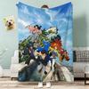 Lupin the Third anime Throw Lightweight 240g Flannel Blanket Soft Skin-friendly for Summer Cooling