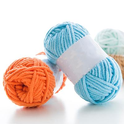 2 stücke X 50g Dicke Samt Garn Handgemachte DIY Stricken Garn Wolle Linie Schal Hut Weiche Chenille Garn Stricken Wol