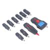 Network Wire Finder with 8 Adapters Cable Length POE Tester LCD Screen Break Point Checker