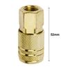 Connector Quick Coupler Set 5PCS Brass Golden High Quality 1/4\" NPT 1/4\" NPT Female 1/4\" NPT Male Brand New
