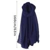 Fashion New 16 Colors Women Long Scarf Wrap Scarves Vintage Cotton Linen Large Shawl Hijab Elegant Solid Black Red White
