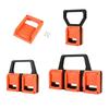Wall Mounted Battery Storage Organizers Plastic Display Rack Drop Resistant Battery Tool Holder Base Fixing Devices