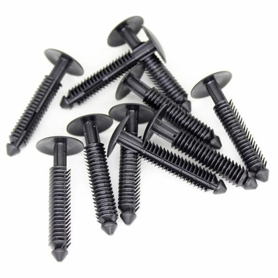 18Pcs Vinyl Shutter Fasteners Plastic Shutter Screws Exterior Window Shutter Spike Loks for Installing Decorative Exterior Shutters