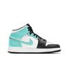 Air Jordan 1 Mid GS Tropical Twist White Black Green 554725-132