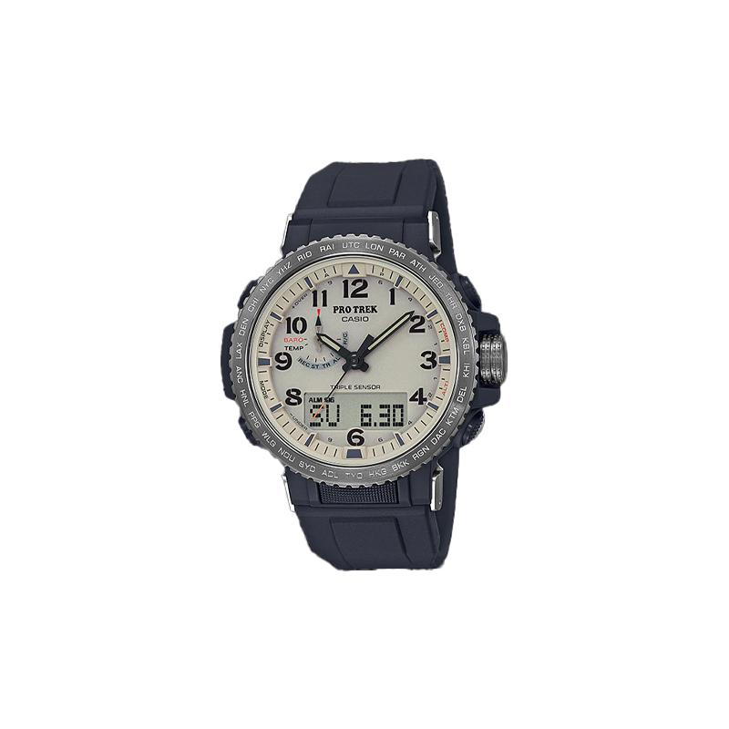 

Casio PRO TREK Series-Disc Dual Display Series Intelligent Six Bureau Radio Wave Solar Powered Outdoor Mountaineering Waterproof Sports PRW-50Y-1B