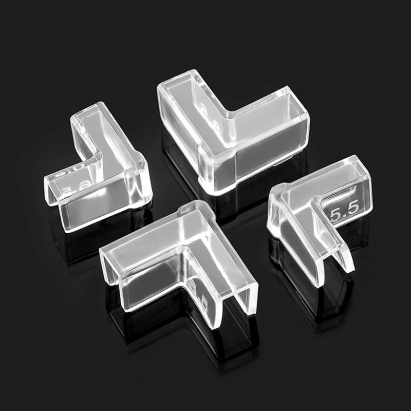 4PCS Fish Tank Aquarium Glass Edges Protector Acrylic Protector Tools for Aquarium Fish Tank Glass Crashproof Tools