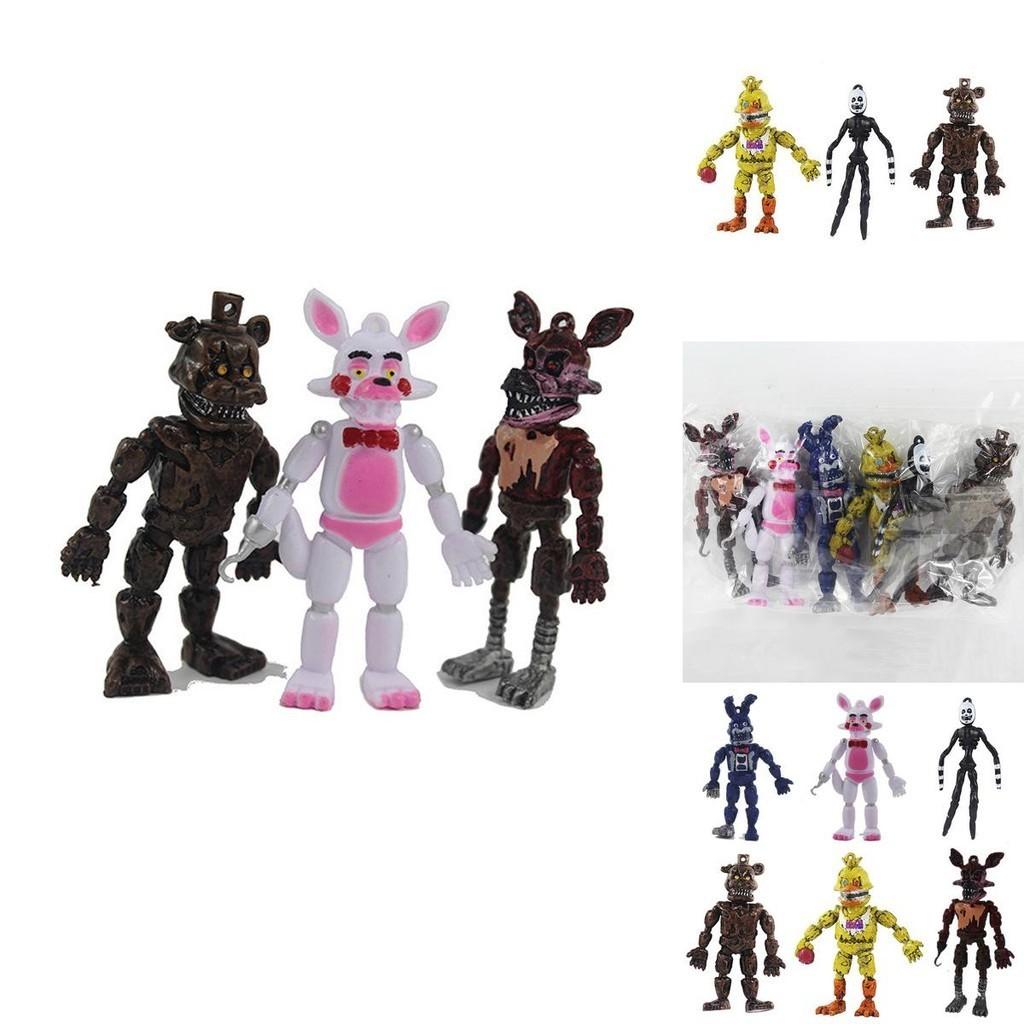 New Arrival 6pcs Fnaf Five Nights At Freddy's Miniature Game Collection
