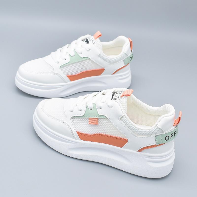 Little white shoes women's 2025 new summer mesh breathable women's shoes versatile Korean version of sports and leisure shoes dad shoes tide