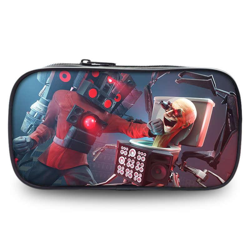 Titan Pencil Highquality Case With Unique Toilet Man Design Students For
