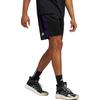 Adidas Striped Print Lace-Up Sports Shorts Men Bottoms Black HS8517