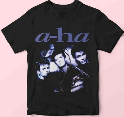 Aha Band postpunk jaren 80 new wave T-shirt S-34XL korte mouwen DO119 Unisex T-shirt