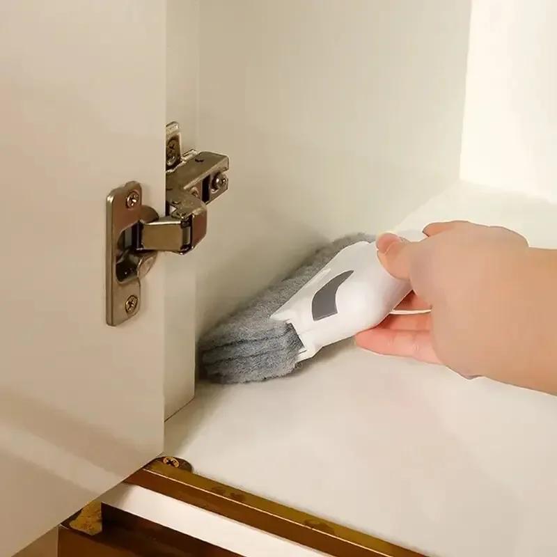 Multi Functional Window Cleaning Brush, Two In One Detachable Window Slot Brush, Glass Window Slot Dead Corner Brush Cleaning