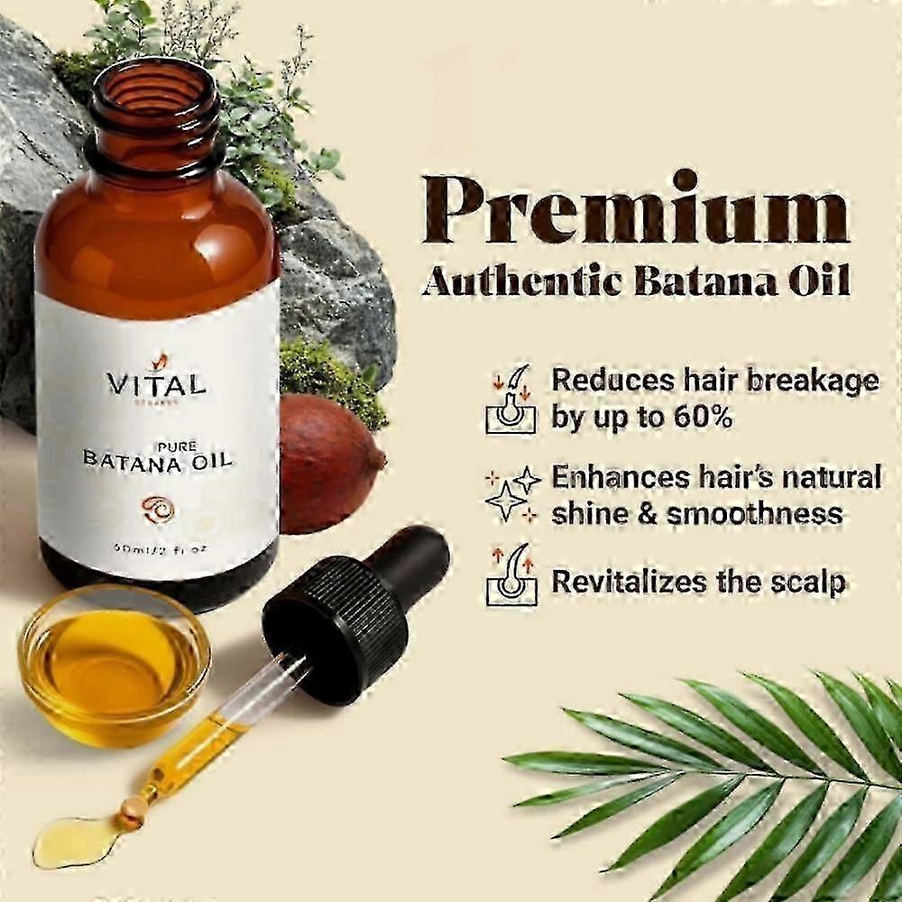 Vital Batana Hair Growth Serum Promote Hair Wellness Anti Loss Repair Damage Frizzy Strengthen Hair Root Nourishe Hair Essential Oil WSLIHV