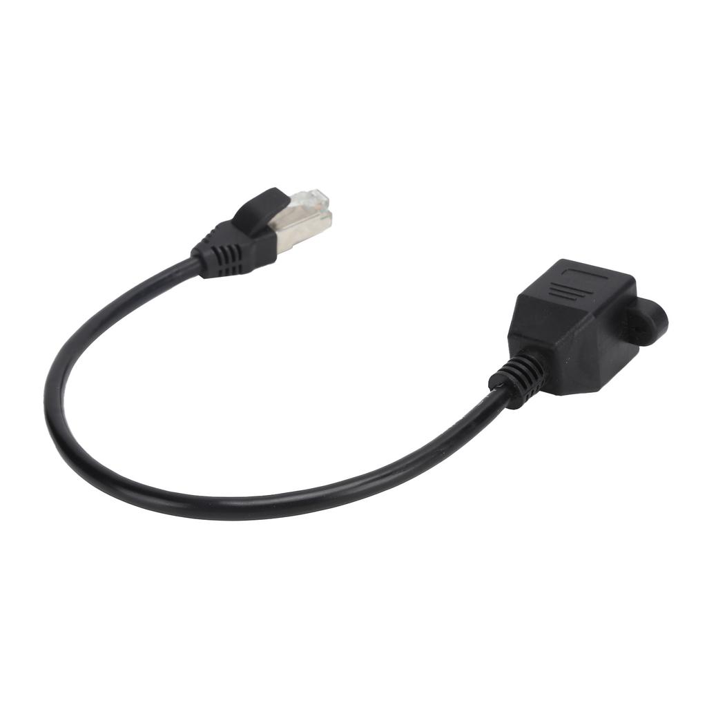 Netzwerkkabelverlängerung Stecker auf Buchse Mit Schraubloch Fixierbarer Adapterkabel für LAN-Netzwerkkomponenten
