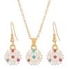 Elk Christmas  Jewelry Set Santa Xmas Dangle Earring Unique   Gift