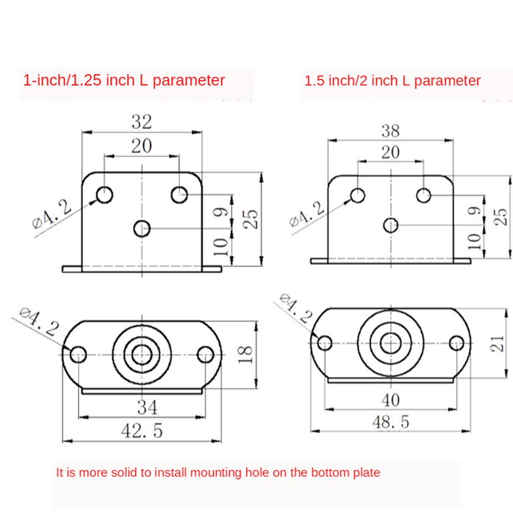 1/1.25/1.5/2 In Heavy Duty Rubber Swivel Castor Wheel Trolley Furniture Caster Free Fitting with 2 Braked Double Bearing