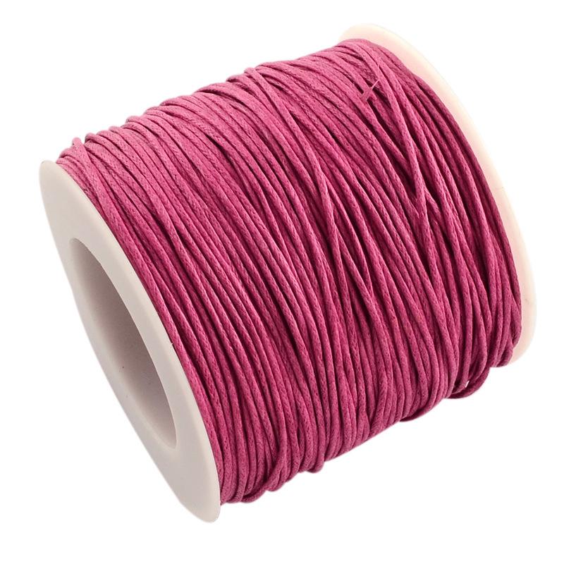 Wenwan Korean Wax Thread Leather Cord for DIY Bracelet and Necklace Crafting