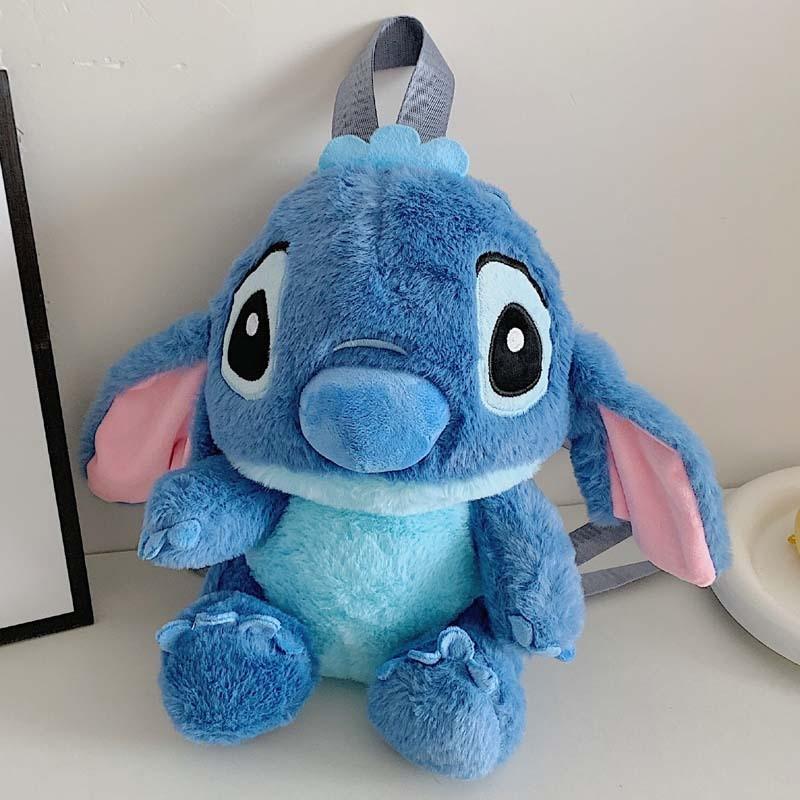 Stitch Plush Shoulder Bag Made Of Soft Material With Inner Pocket For Casual Use