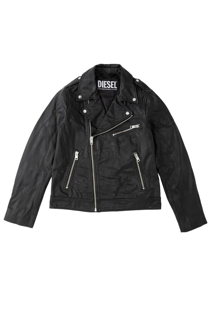 Leather Jacket A15303RPHAZ 900 Black M [Diesel] Men's L-GARRETT-R-NEW