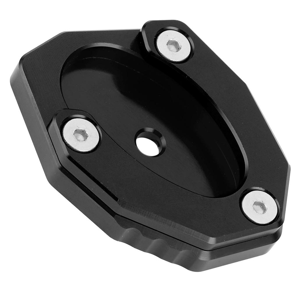 Qiilu Side Stand Motorcycle Kickstand Plate Side Stand Extension Pad for Kawasaki Z650 /