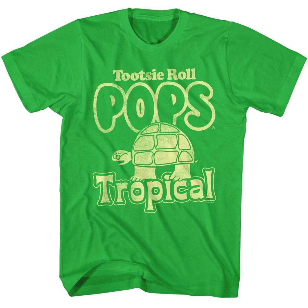 Tootsie Roll Pops Mr Turtle Tropical Men s T Shirt S