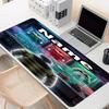 Custom Name Personalized Mighty Morphin Power Rangers Pattern Mousepad, Laptop PC Desk Mat, Decorative Desk Mat for Home Keyboard Pad Gift