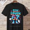 Six Seven Print Children Tshirts Summer Fashion Funny Casual Tops for Boys Girls Cute Colorful Kids Short Sleeve Tshirts