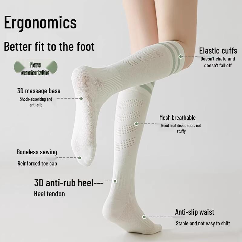 Women's Slimming Compression Socks - Professional-Grade Sports Calf Massage Socks for Summer Fitness & Running