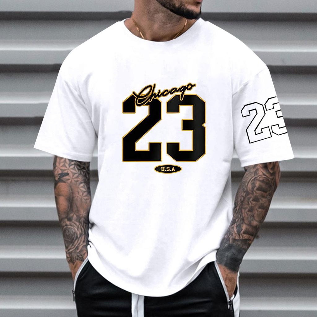 European and American men's trend simple style 3D digital printing short-sleeved T blood, can be sent on behalf of one piece