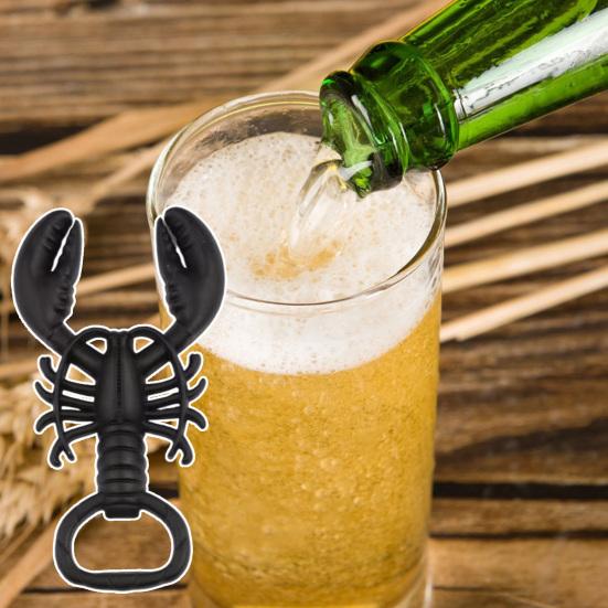 Lobster-Shaped Bottle Opener Portable Crayfish Bottle Opener Vintage Bottle Opening Tool for Beer Wine Novelty Bar Accessories