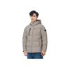 Anta Plain Zip-Up Hooded Down Jacket Men Outerwear Charcoal-Gray 152347910-3