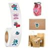 Kawaii Stitch Roll Stickers 500Pcs Per Roll Cute Decorative Stickers For Journal Diary Planner Craft