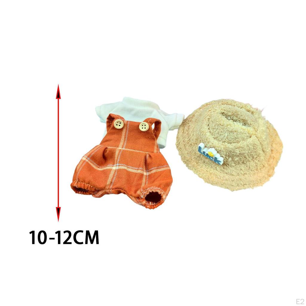15cm Doll Clothes Cartoon Comfortable Costumes Fashion DIY Your Dress Up Clothing T Shirt