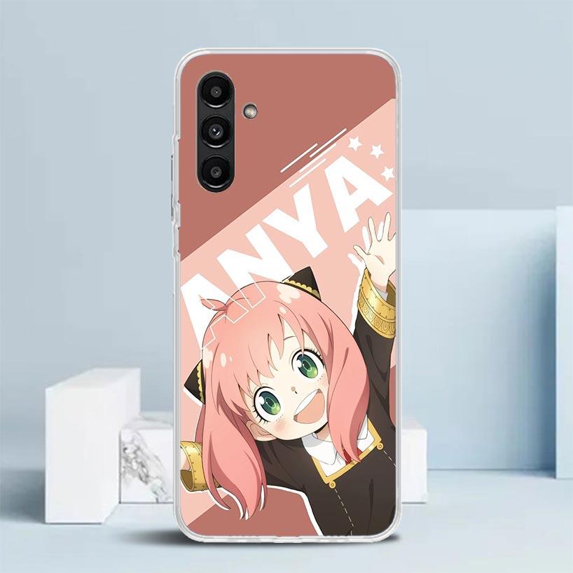 S-Spy Family Anya Cover for Samsung Galaxy A17 A37 A57 A16 A26 A36 A56 A15 A14 A55 Phone Case A13 A53 A25 A35 A24 A34 A23 A33 Ga