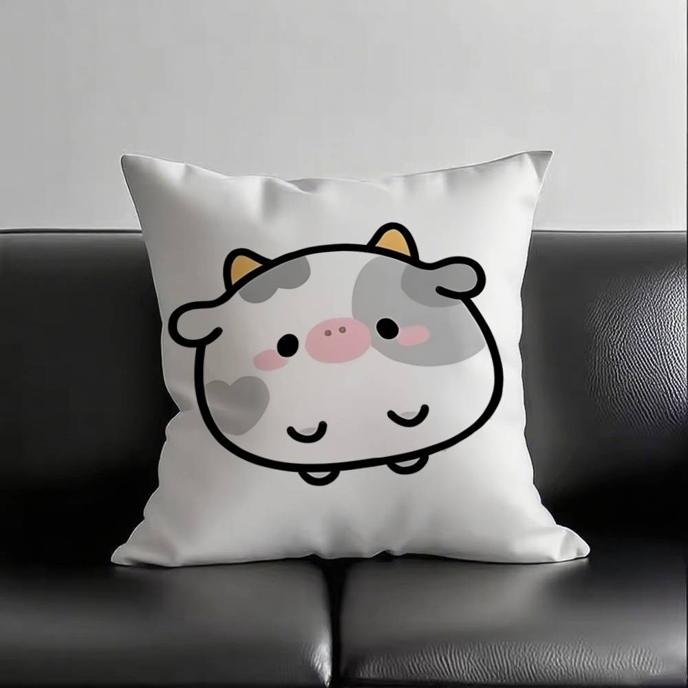 1pc Kawaii Cute Collection Pillow Case Square Bedroom Sofa Leisure Comfort Cushion Car Living Room Home Decoration
