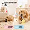 Interactive Knot Pulling Toys Spatula Shaped Dog Chew Toy with Braided Fabric Rope, Puppy Teething Rope for Medium Dogs Toy, Pet Molar Small