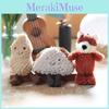 Cute Jellycat Sandwich Fox Peanut Kids Plush Toy Keychain For Backpack Decor
