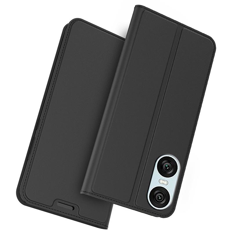 

Чехол для Sony Xperia 10 VI из ПУ кожи, чехол для телефона со встроенным держателем для карт и магнитной застежкой A