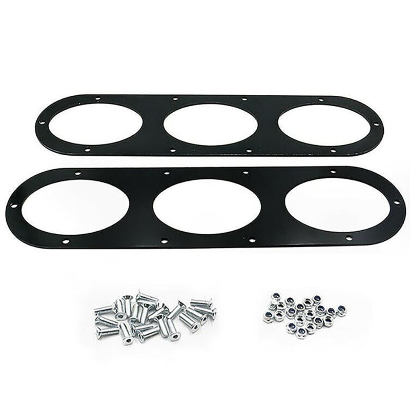 

2 шт. Автомобильный диффузор на задний бампер, легкие универсальные панели воздушного диффузора, внешний стиль чёрный