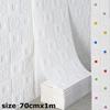 70cmx1m Big Size Ceiling Wallpaper 3D Brick Waterproof Wall Stickers Foam Self-Adchive Wall Decoration
