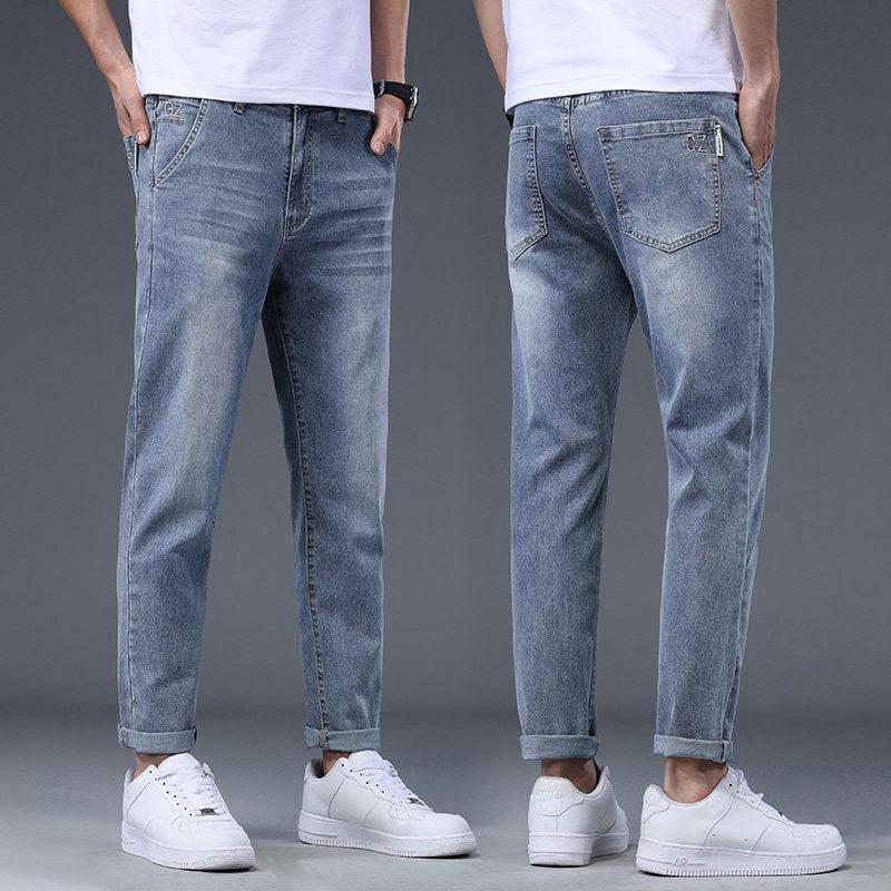 Men s Straight Leg Cool Touch Denim Jeans 30