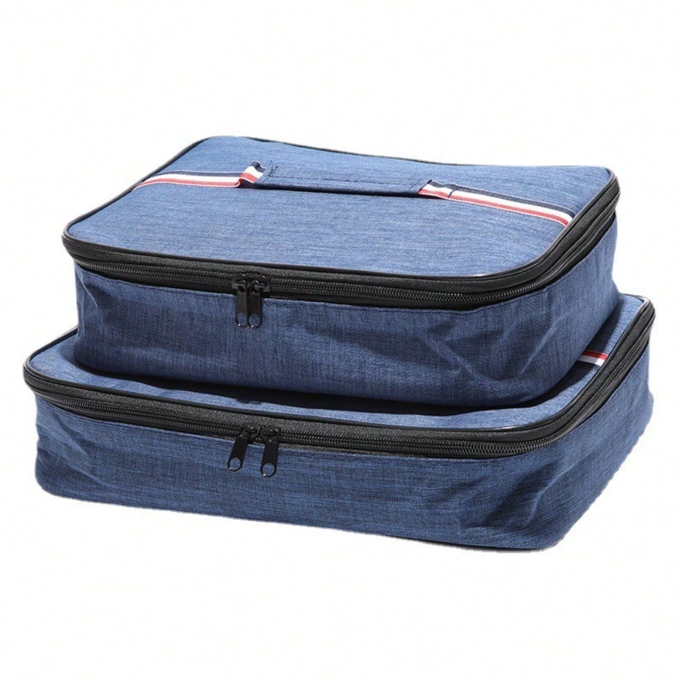 Waterproof thermal insulation bag, handbag, lunch box bag, bento, office workers  thickened with rice bags to go out with thermal insulation bags