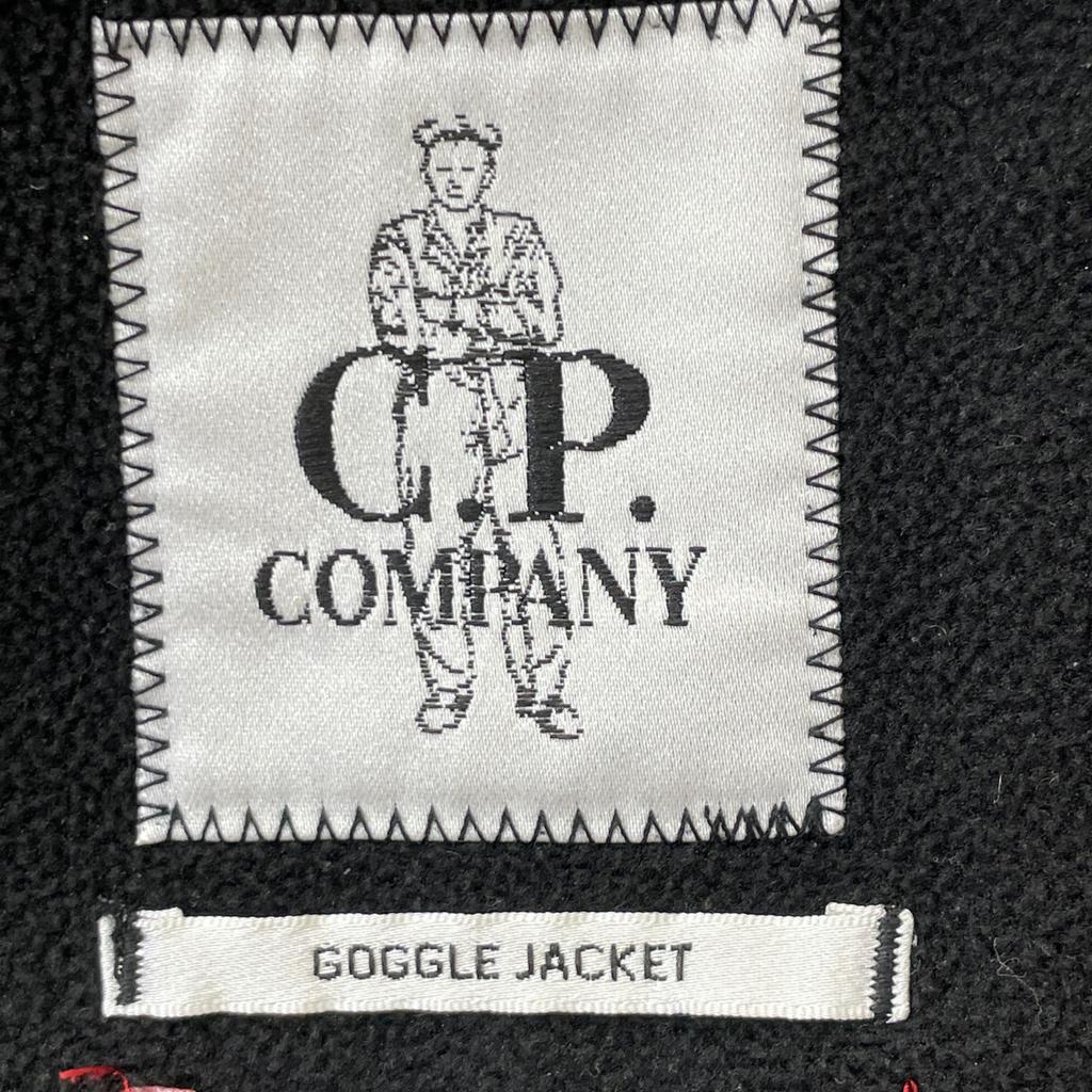 C.P.COMPANY 03CMOWO26A Black Goggle Jacket Jacket 44 blackUsed