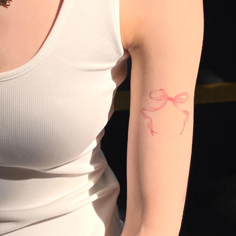 Girl Colorful Butterfly Tattoo Sticker Waterproof Niche Sticker Tattoo Long Tattoo Natural Last C5B0