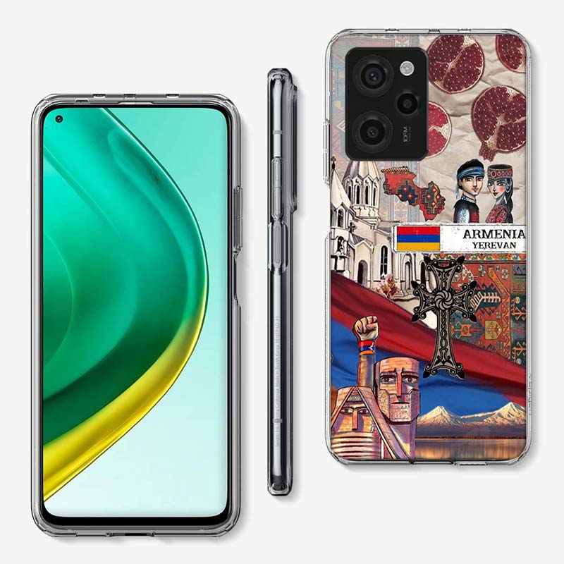 

Флаг Армении Паспорт АРТ Чехол для телефона Для Xiaomi Poco M8 M7 M6 M4 M3 X7 X6 X4 Pro F7 Ultra M5S Mi 14 14T 15 15T 12T 10T Pro Xiaomi Poco M6 4G