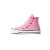 Chuck Taylor All Star Rose Pattern Fashion Versatile Casual High Top Canvas Shoes Kids Sneakers Pink A12624C