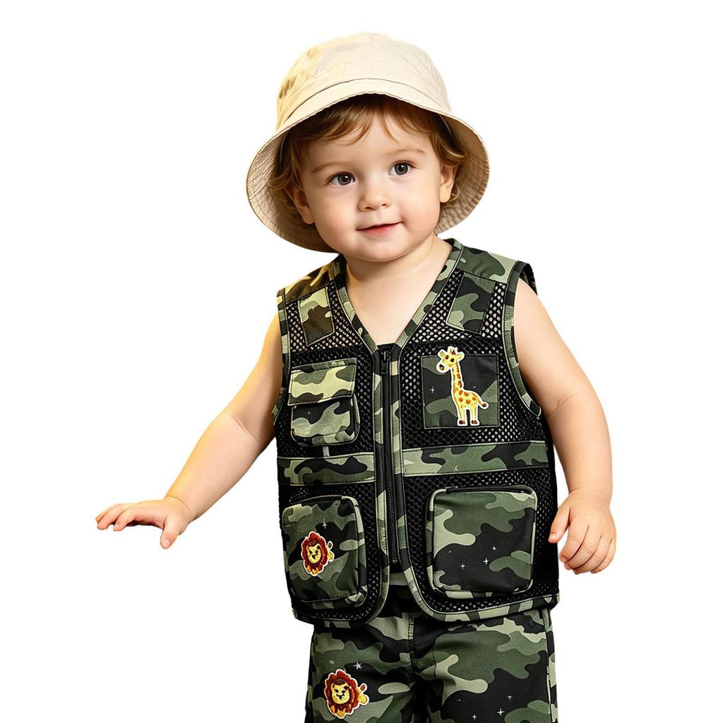 Unisex Baby Zookeeper Cargo Vest