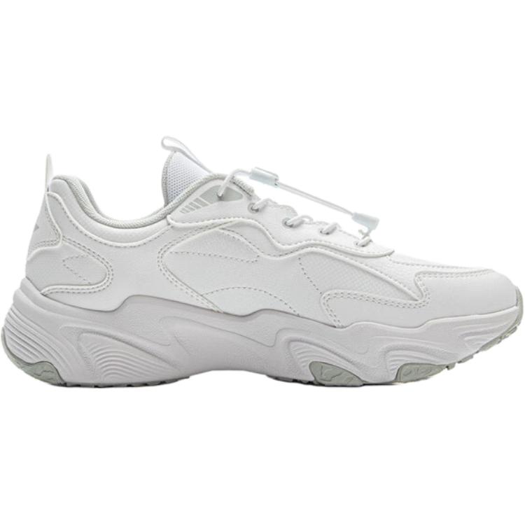 Li Ning Kids Sports Lifestyle Series Fashion Trend Non-Slip Wear-Resistant Low-Top Casual Shoes Men Casual Shoes White YKCV034-11